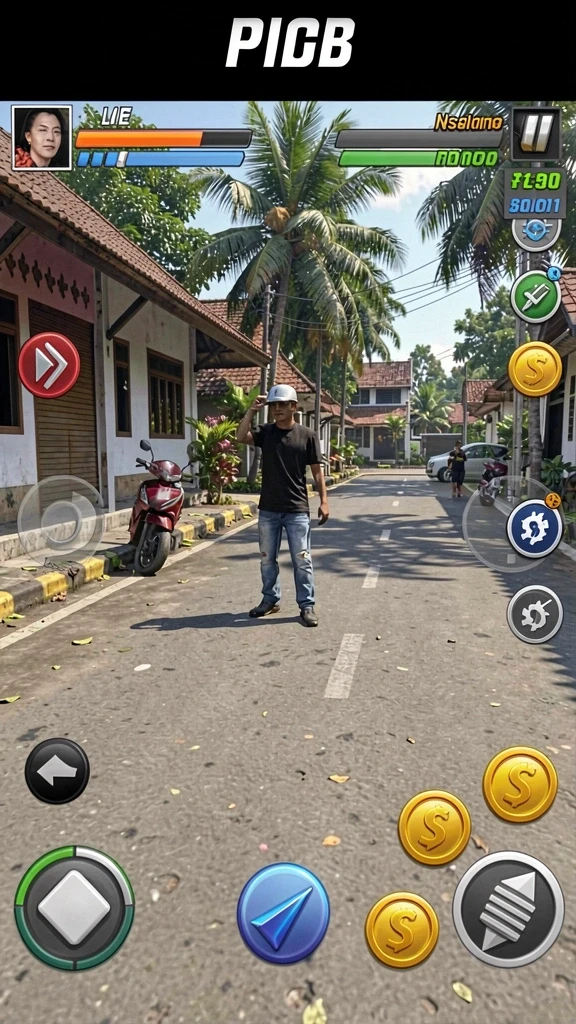 8055 - Berbagai karakter unik untuk dipilih dan dimainkan.