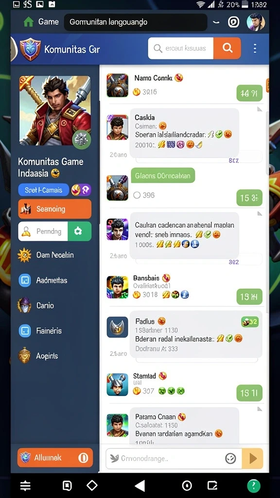 atom138 - Tampilan antarmuka yang modern dan menarik.