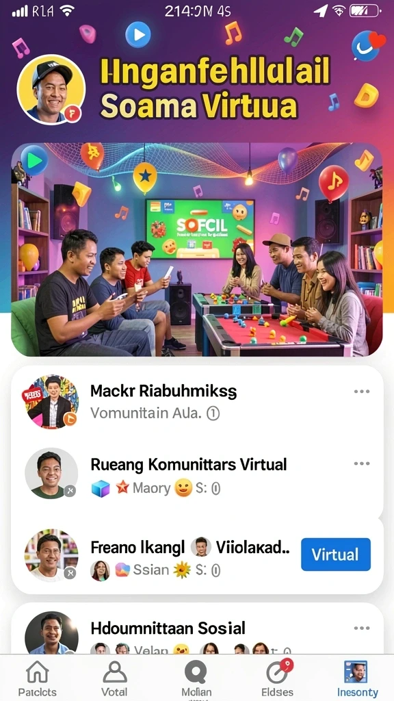 hokigame - Tampilan antarmuka yang menarik dan mudah digunakan.