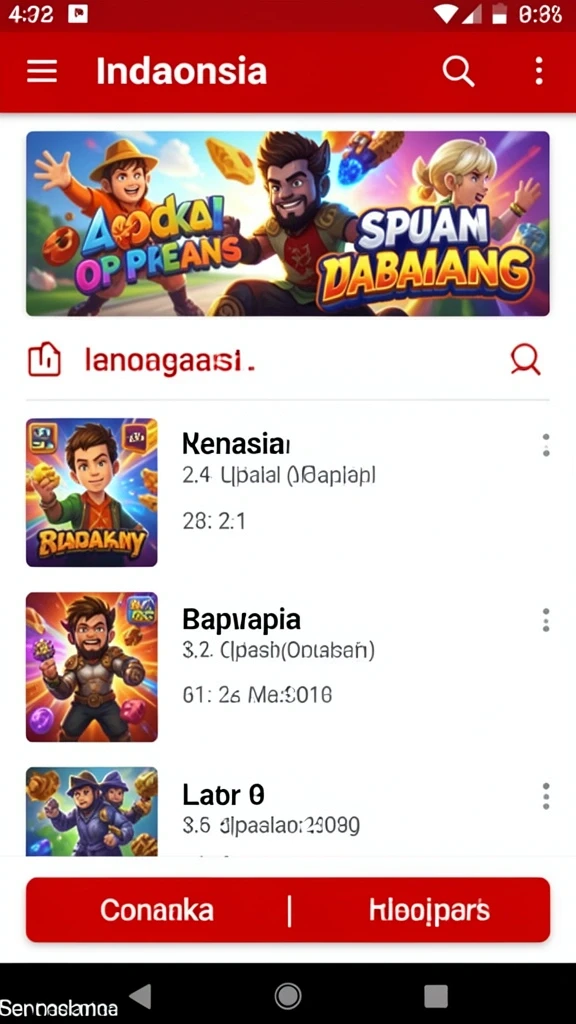 indaaa - Tampilan antarmuka yang menarik dan mudah digunakan.