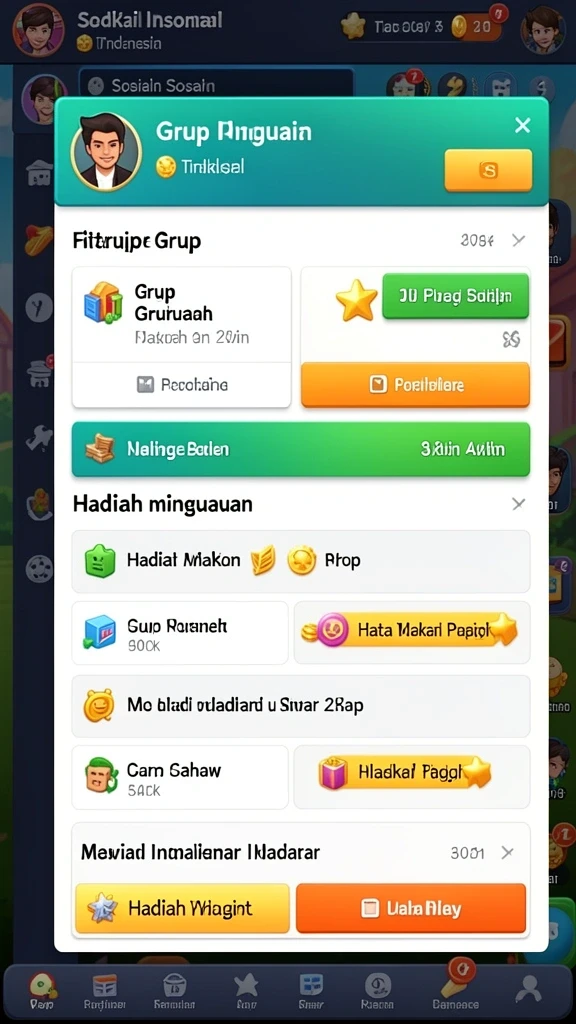 rebahin - Tampilan utama aplikasi dengan grafis yang memukau.